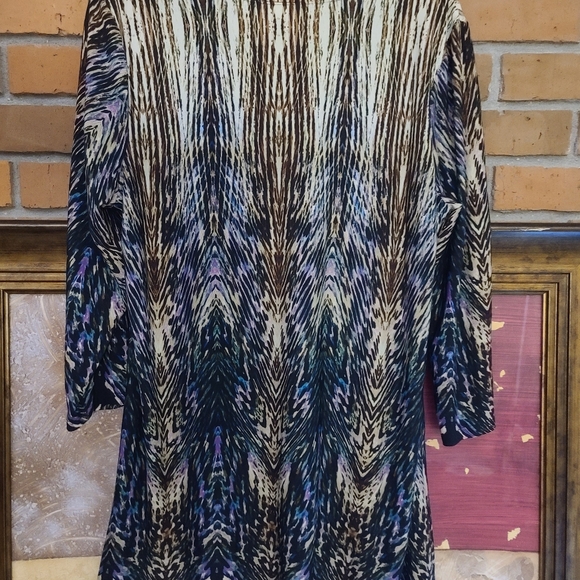 Cato Multi-colored Patterned Blouse Large - Picture 14 of 14